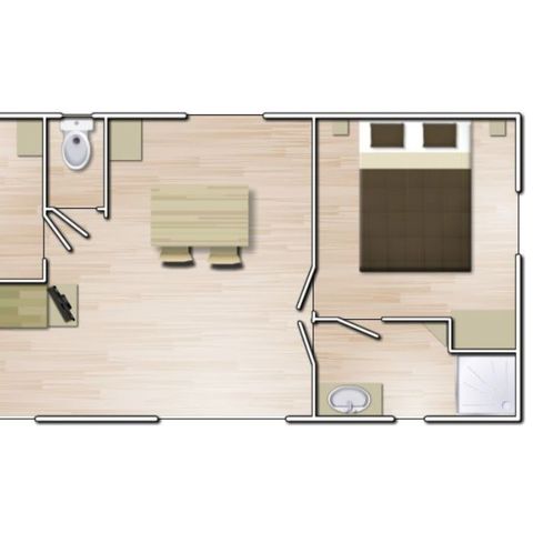 MOBILHOME 6 personas - Suite Riviera para padres
