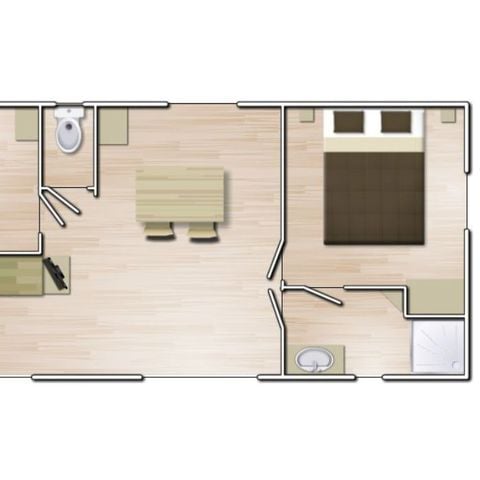 Stacaravan 6 personen - Riviera Ouder Suite