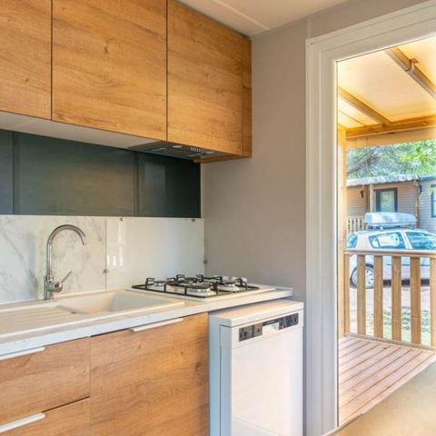 Stacaravan 6 personen - COTTAGE PREMIUM 3 CH 6 Pers