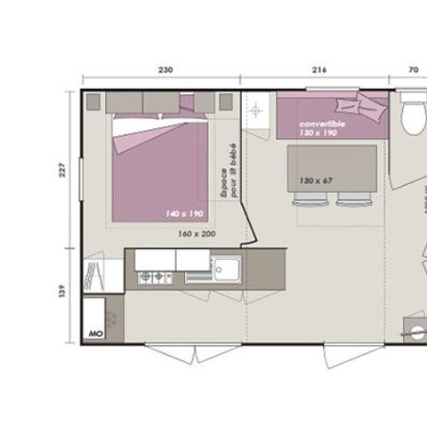 CASA MOBILE 6 persone - Texas 2