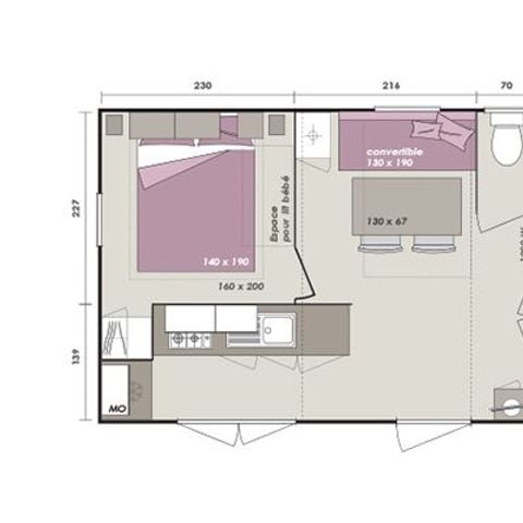 MOBILHOME 6 personnes - Texas 2