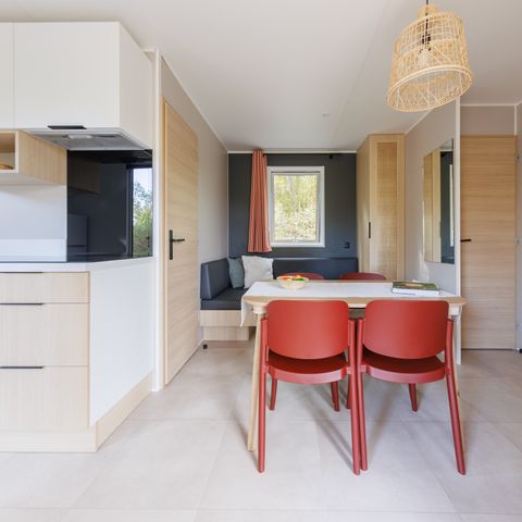 Mobilheim 4 personen - Premium-Ferienhaus mit - 2 Schlafzimmern - Und Klimaanlage