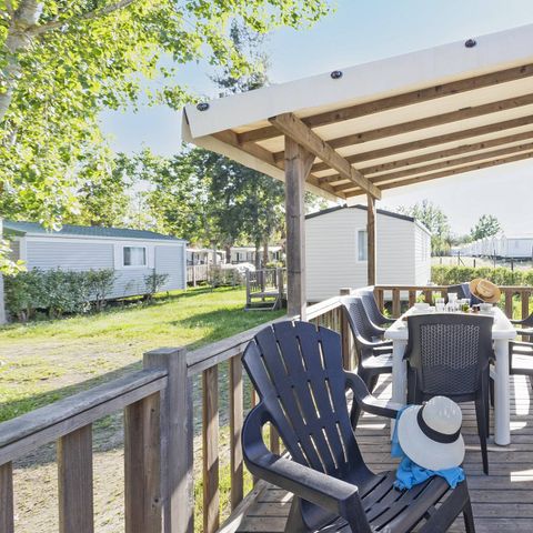 MOBILE HOME 6 people - Mobile-home | Comfort | 3 Bedrooms | 6 Pers. | Raised terrace | Air conditioning