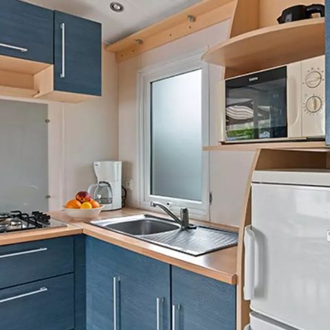 Mobilheim 6 personen - Mobilheim | Comfort | 3 Zi. | 6 Pers. | Erhöhte Terrasse