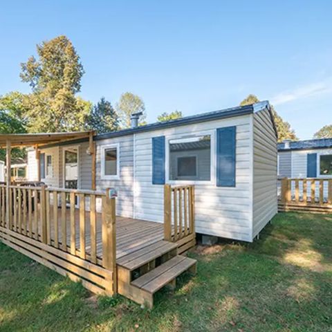 Mobile home 6 persons - Mobile-home | Comfort | 3 Bedrooms | 6 Pers. | Raised terrace
