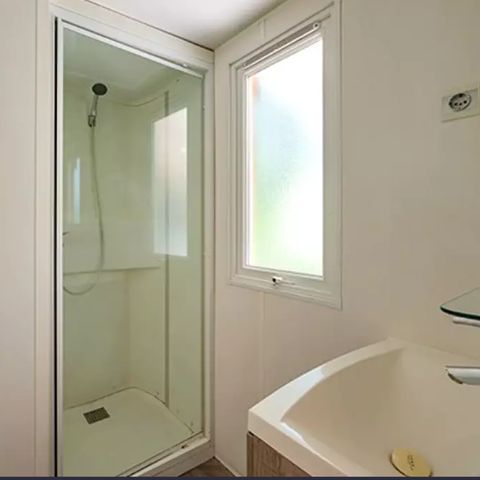 Mobilheim 6 Personen - Mobilheim | Comfort | 3 Zi. | 6 Pers. | Erhöhte Terrasse