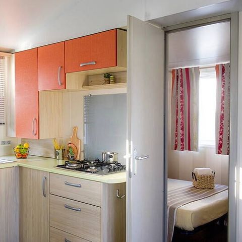 CASA MOBILE 5 persone - Casa mobile | Comfort | 3 Camere da letto | 5 Persone | Terrazza singola | 1 Bagno | Aria condizionata.