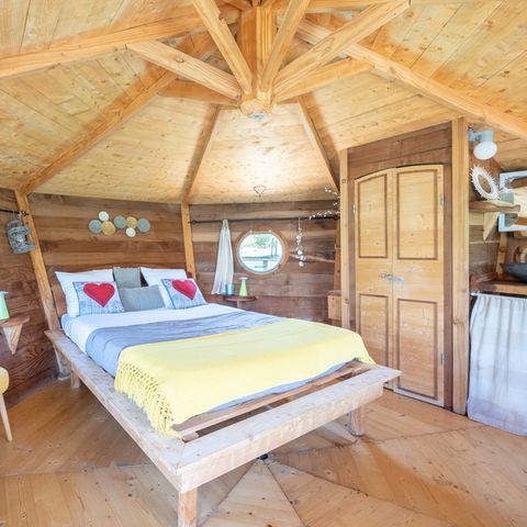 AUßERGEWÖHNLICHE UNTERKUNFT 2 Personen - Ciela Schwimmende Hütte - 1 Schlafzimmer (ohne Sanitäranlagen)