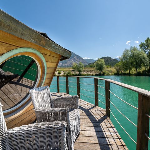 AUßERGEWÖHNLICHE UNTERKUNFT 2 Personen - Ciela Schwimmende Hütte - 1 Schlafzimmer (ohne Sanitäranlagen)