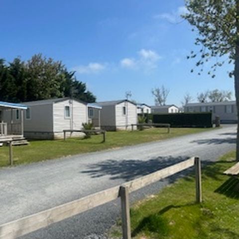Stacaravan 6 personen - 6 Confort Plus - 31m² - 3 kamers + halfoverdekt terras