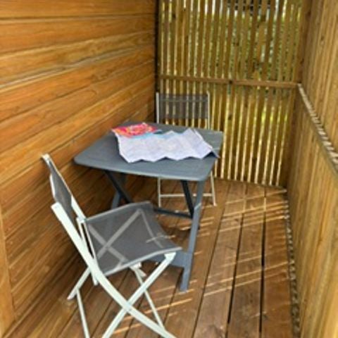 Canvas and wooden tent 2 persons - Bicycle shed