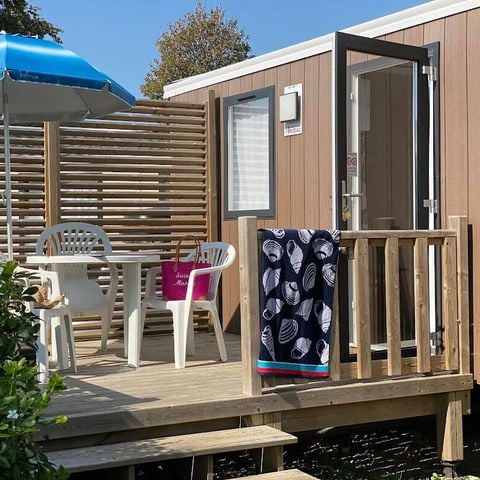 MOBILHOME 2 personas - Mobil-home | Confort | 1 Dormitorio | 2 Pers. | Terraza elevada descubierta | 1 Baño | TV