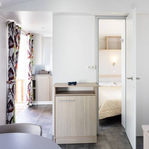 Stacaravan 6 personen - Mobile-home | Comfort | 2 slaapkamers | 6 pers. | Overdekt verhoogd terras | 1 badkamer