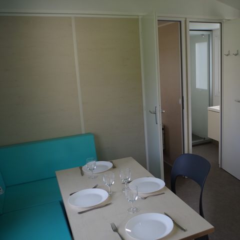 MOBILHOME 4 personas - GRAN CONFORT - TV - BARBACOA