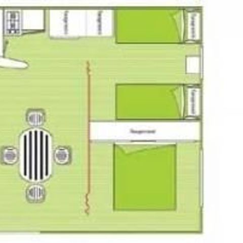 Tent 5 persons - Cyrus 2 bedrooms