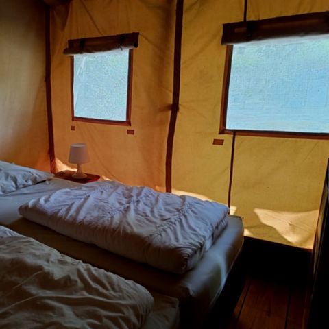 TENTE TOILE ET BOIS 5 personnes - Lodge Tente