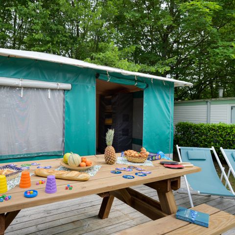 TENTE 4 personnes - Tente Caraïbe Standard 16m² /2 chambres ( sans sanitaires) 4 pers