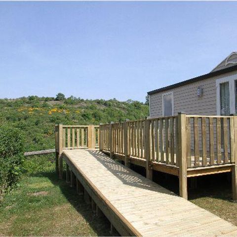 MOBILE HOME 4 people - Mobile-home 34m² / 2 bedrooms - Terrace (adapted for people with reduced mobility) Vue Loire 4 pers