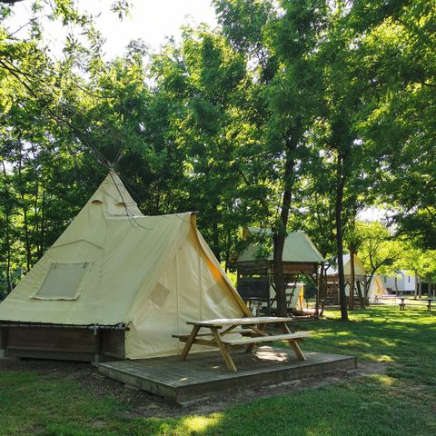TENDA DA CAMPEGGIO 4 persone - Tepee per soggiorni brevi (senza servizi igienici)