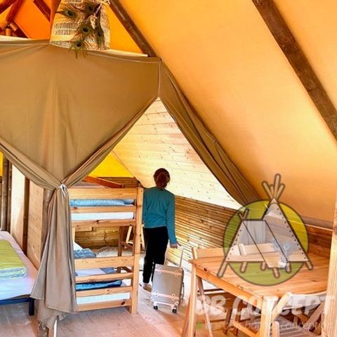 Glamping tent 4 persons - Amazon bungalow per night