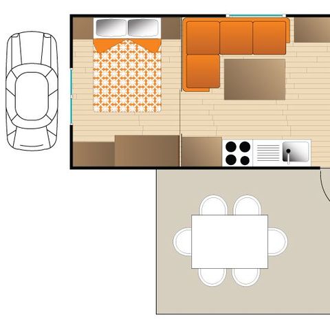 MOBILE HOME 4 people - MAUI COMFORT