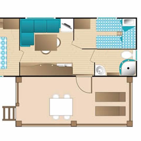 MOBILE HOME 4 people - TAHITI SUPERIOR