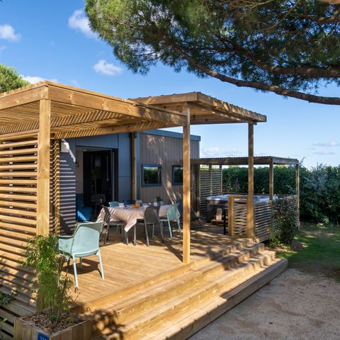 Mobilhome 6 personas - EXCLUSIVO Jacuzzi de 3 dormitorios con suite principal