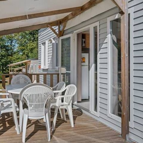 BUNGALOW 8 personnes - Mobil-home | Premium | 3 Ch. | 6/8 Pers. | Terrasse surélevée