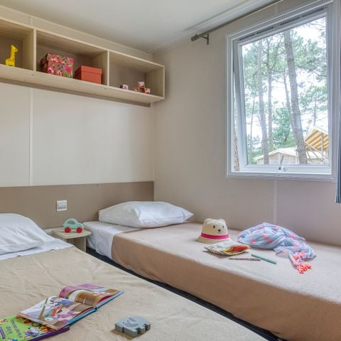 Stacaravan 6 personen - Comfort stacaravan - 3 slaapkamers - Airconditioning