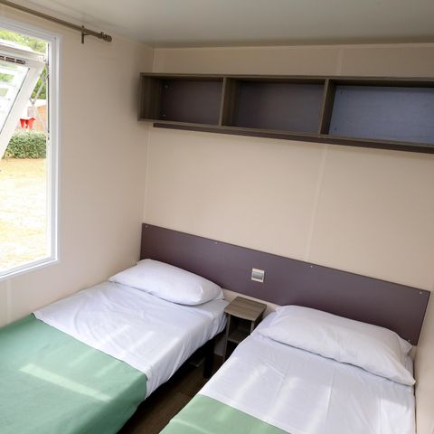 Mobilheim 4 personen - Komfortable Loggia 27m² - Klimaanlage TV