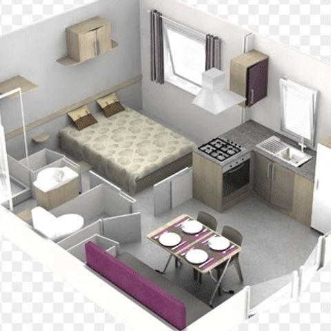 MOBILHOME 2 personas - S