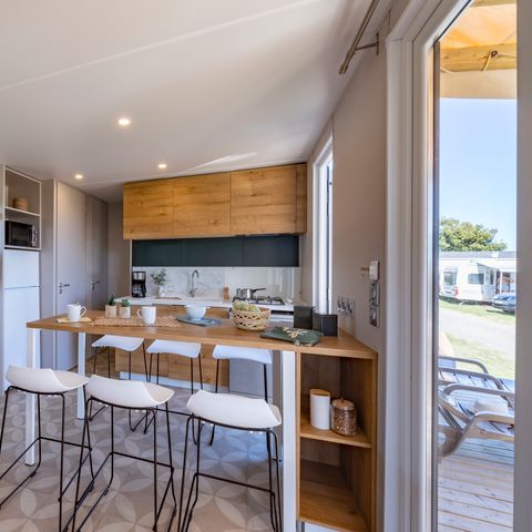 Stacaravan 6 personen - Cottage Privilège TV LV - 3 slaapkamers - 6 slaapplaatsen