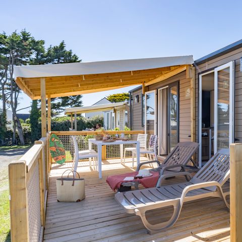 Stacaravan 6 personen - Cottage Privilège TV LV - 3 slaapkamers - 6 slaapplaatsen