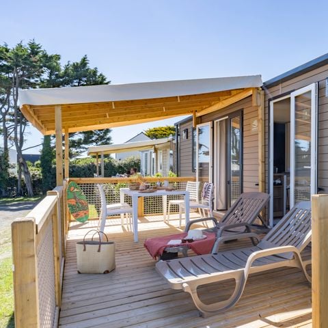 Stacaravan 6 personen - Cottage Privilège TV LV - 3 slaapkamers - 6 slaapplaatsen