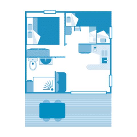 Tent 6 personen - Sahari Tent 5p 2ch*** (2)