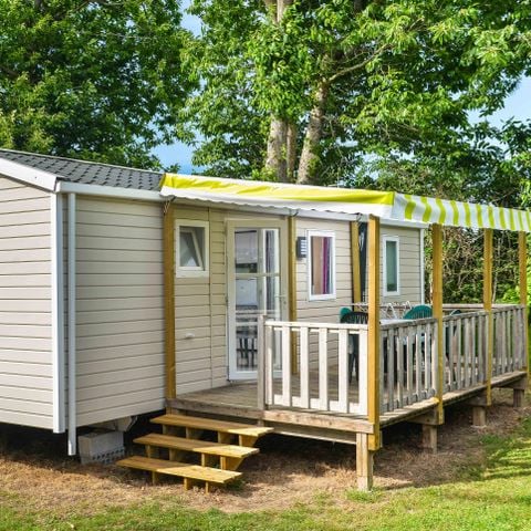 BUNGALOW 4 personnes - Mobil-home Morgane Premium 33m² (2 chambres) + terrasse couverte 4 pers