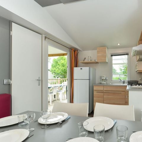 MOBILHOME 4 personnes - Mobil home Arthur Confort 29m² (3 chambres) + terrasse semi-couverte 4/6 pers