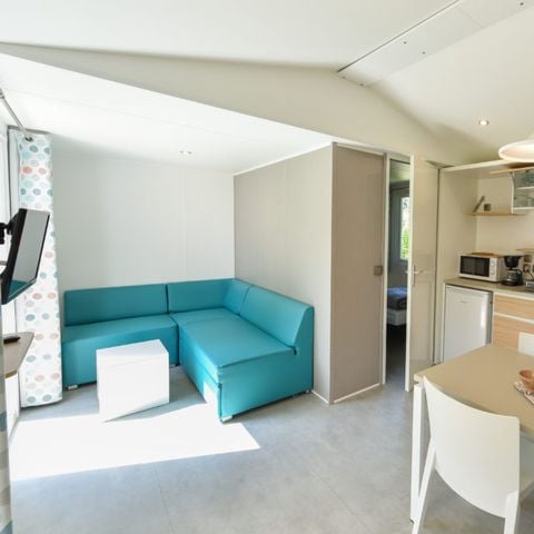 MOBILHOME 4 personnes - Mobil-home Perceval Standard 29m² (2 chambres) + terrasse couverte + TV