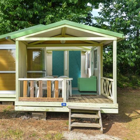 Chalet 5 personen - Chalet Standaard 25m² (2 kamers ) + overdekt terras 5 pers