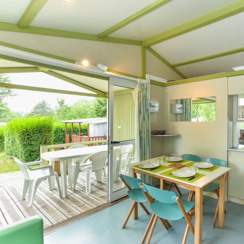 Chalet 5 Personen - Chalet Standard 25m² (2 Zimmer ) + überdachte Terrasse 5 Pers.