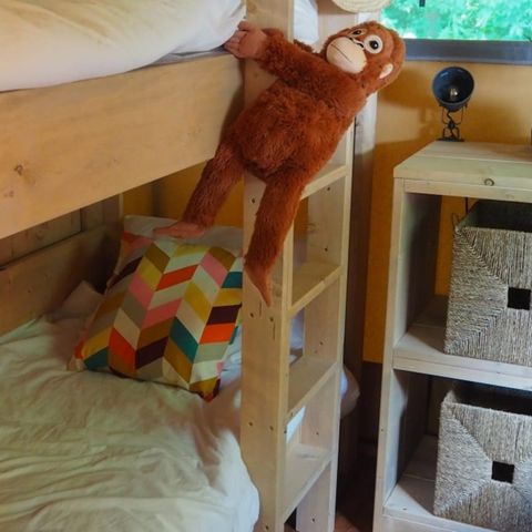 TIENDA DE LONA Y MADERA 5 personas - Tienda de safari Loubine