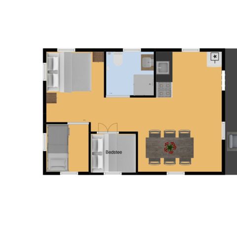 Safaritent 6 personen - Meeuwensafari tent