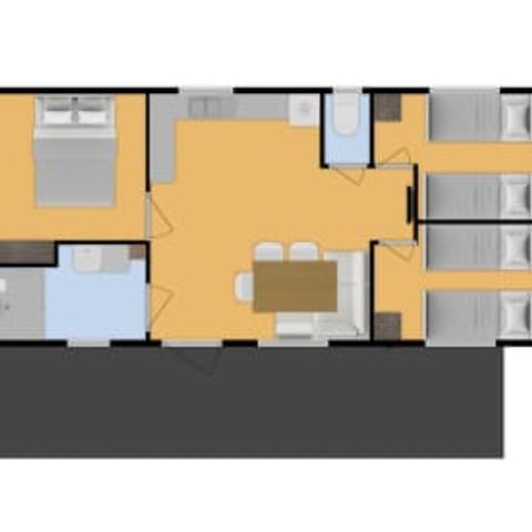 Stacaravan 6 personen - Stacaravan Brochet