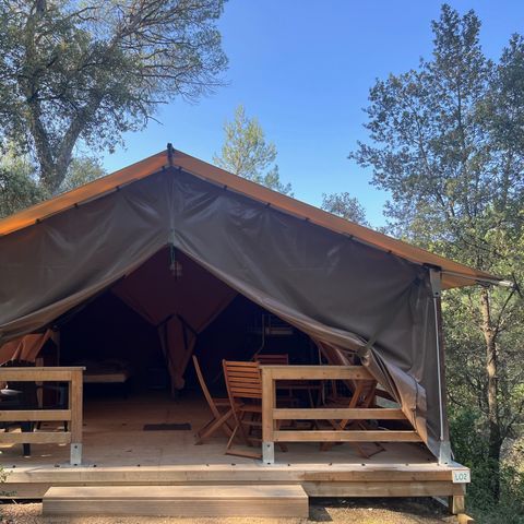Safarizelt 5 personen - Victoria Lodge (ohne Sanitäranlagen, Wasser und Heizung)