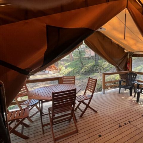 Tienda de lona y madera 5 personas - Victoria Lodge - Sin instalaciones sanitarias - Agua ni calefacción