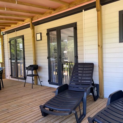 Mobilheim 4 Personen - Grand Large PREMIUM 2 CH CLIMATISIERT + TV