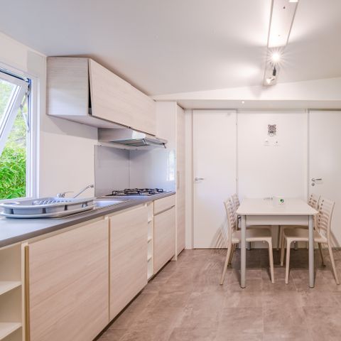 Stacaravan 6 personen - CONFORT 3 slaapkamers 6 personen Airconditioning