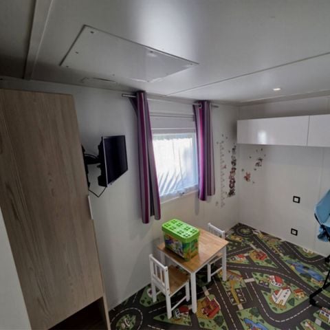 Mobilheim 4 Personen - PIKI LODGE- 2 Schlafzimmer 1 Spielzimmer Klima TV LV