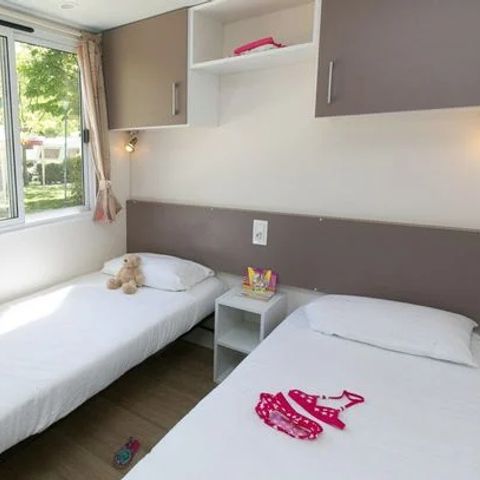 MOBILHOME 6 personas - Mobil-home | Clásico | 3 Dormitorios | 4/6 Pers. | Terraza elevada | Aire acondicionado.