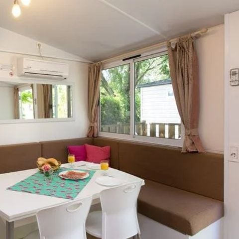 BUNGALOW 6 personnes - Mobil-home | Classic | 3 Ch. | 4/6 Pers. | Terrasse surélevée | Clim.